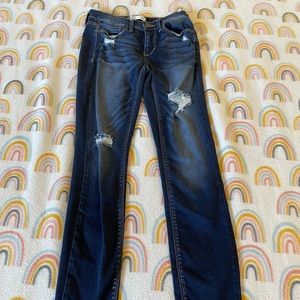 Womens low rise skinny jeans!